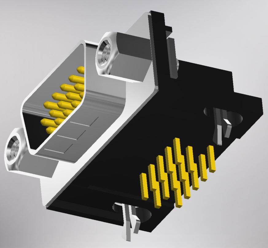 circuit-board-d-sub-conn-串口连接器